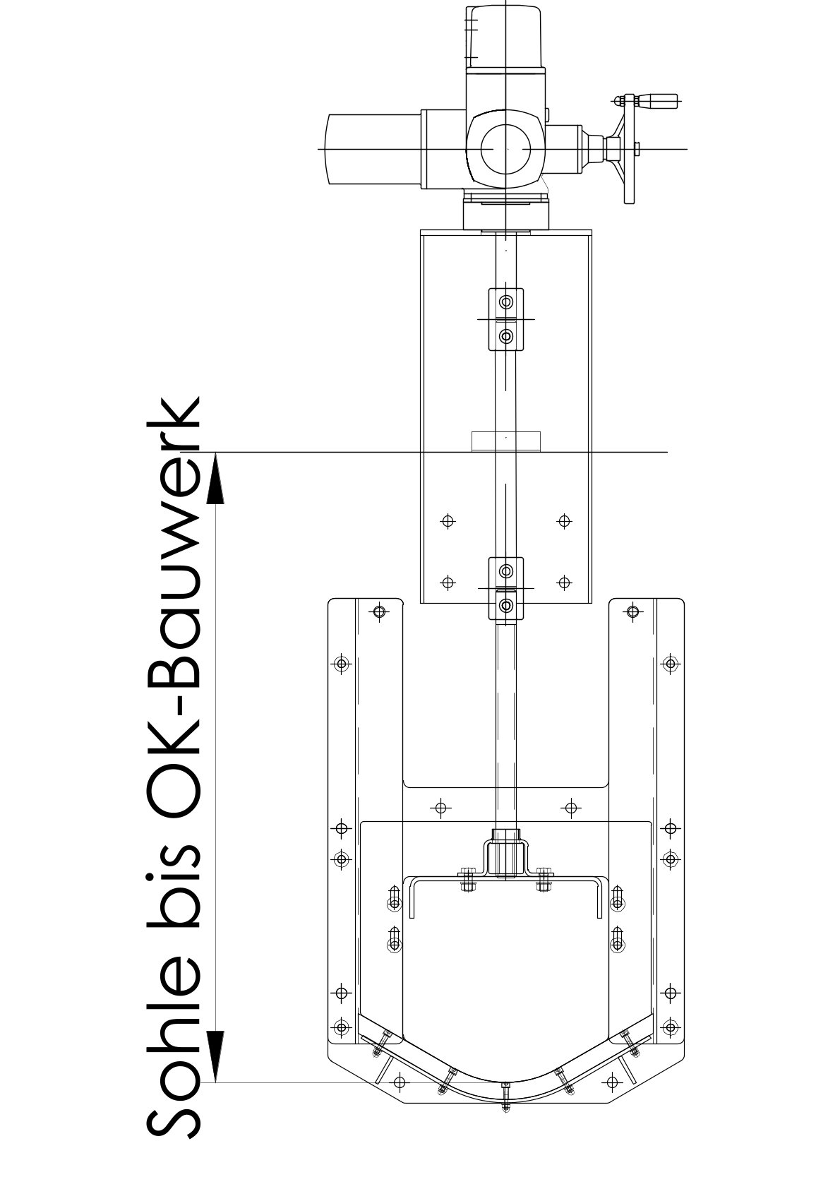 Überflur-Antrieb